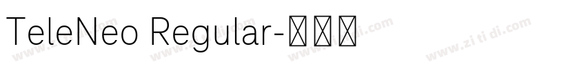TeleNeo Regular字体转换